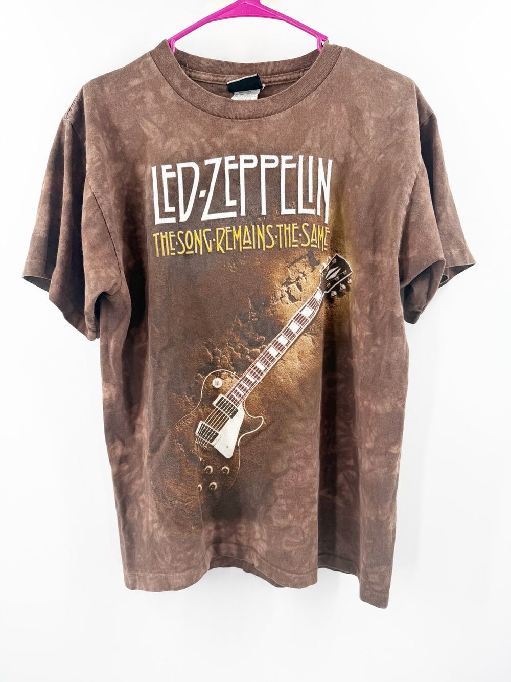Vintage Liquid Blue T-Shirt Size Medium Led Zeppelin Song Remains the Same 1990s